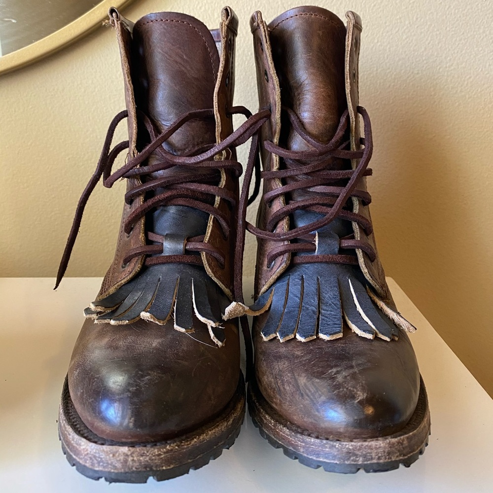 FREEBIRD BY STEVEN 'Robertson combat Lace-Up Boot